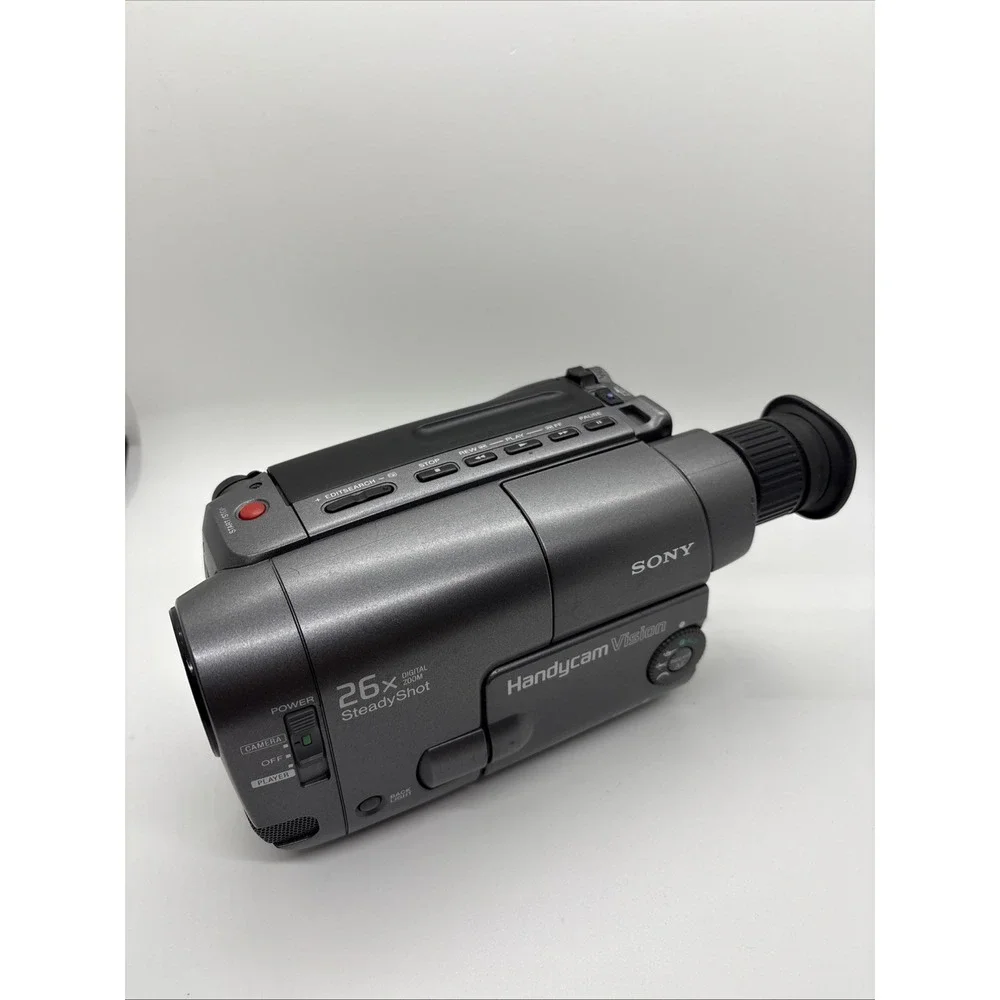 Sony Handycam Vision CCD-TRV22 Video8 Camcorder Gray For Parts Repair